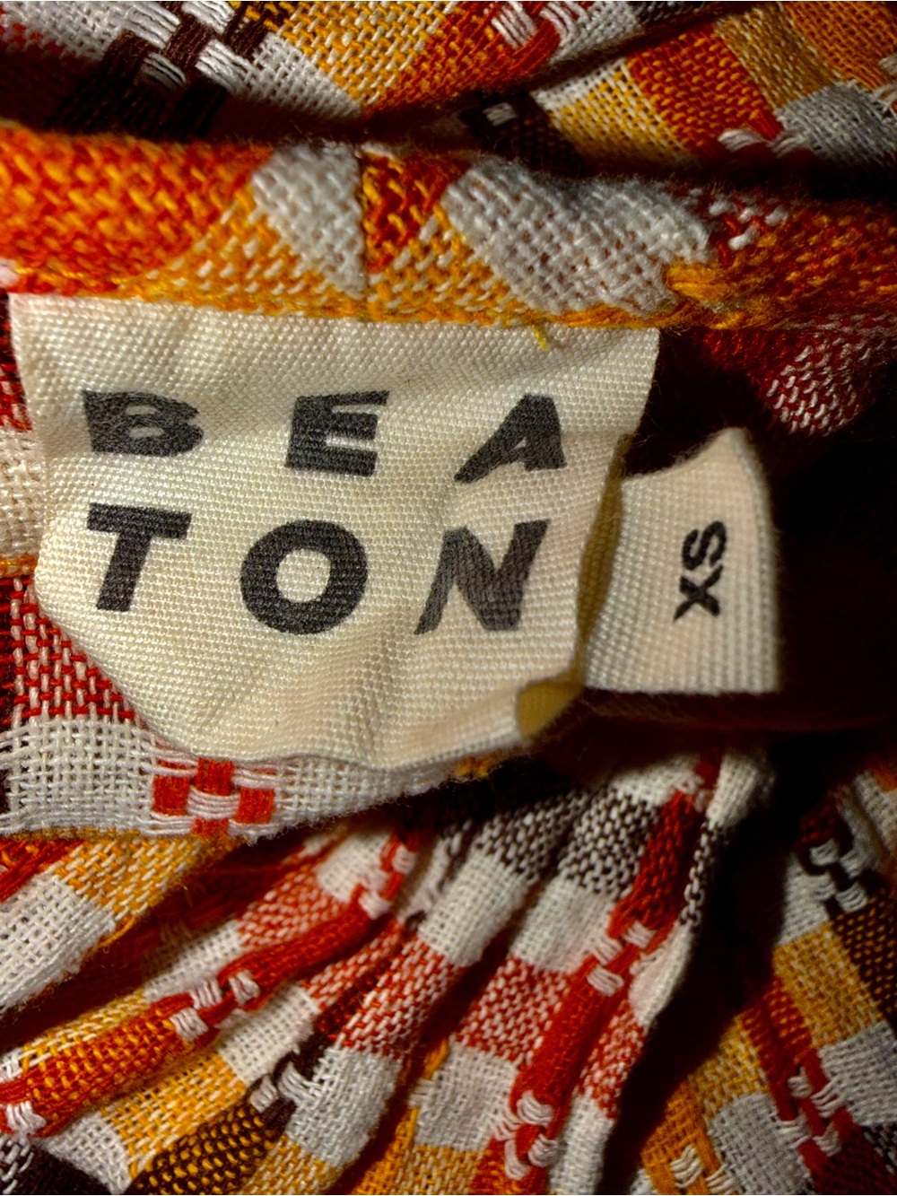 Beaton Harvest Buttondown Linen House Dress size XS - Picture 8 of 9